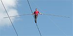 Wallenda walks Cedar Point's Sky Ride