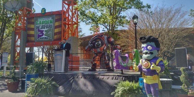 Plants vs. Zombies Media Day at Carowinds!