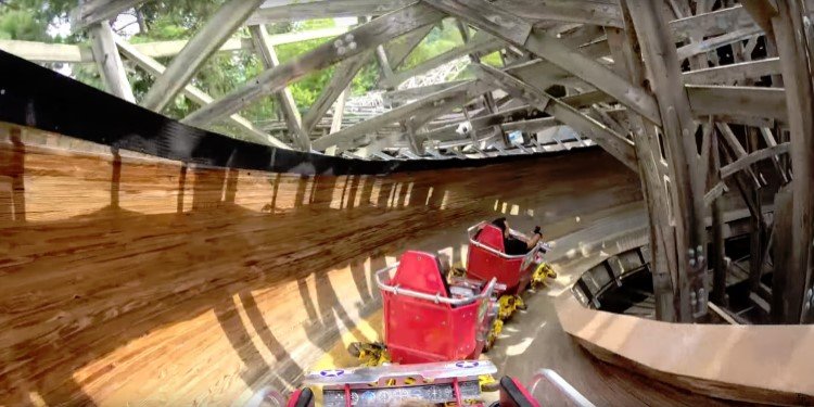POV Video of  Flying Turns at Knoebels!