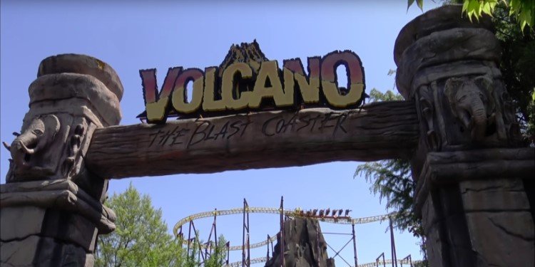Multi-Angle POV of Volcano: The Blast Coaster!