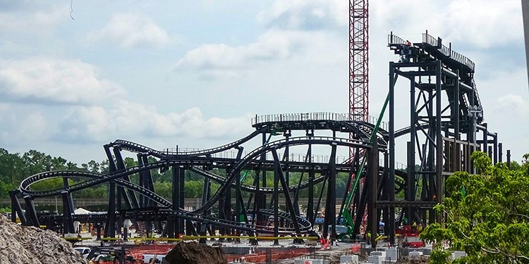 TRON Coaster Construction Update!