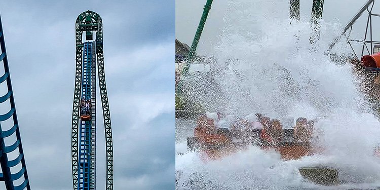 Wettest Roller Coaster EVER!