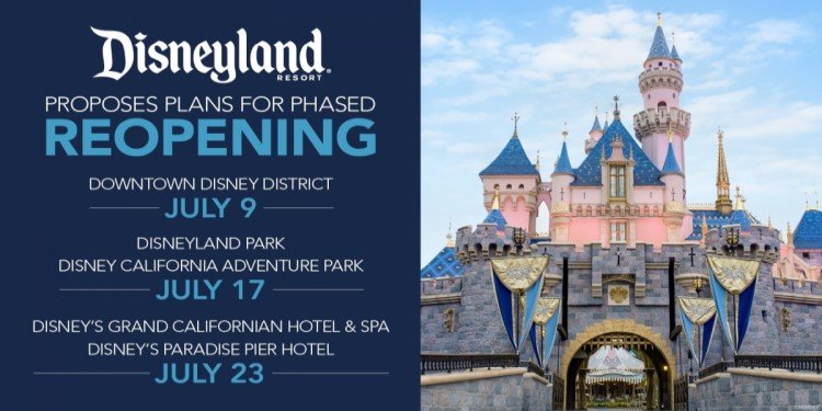 Disneyland Announces Reopening Plan!