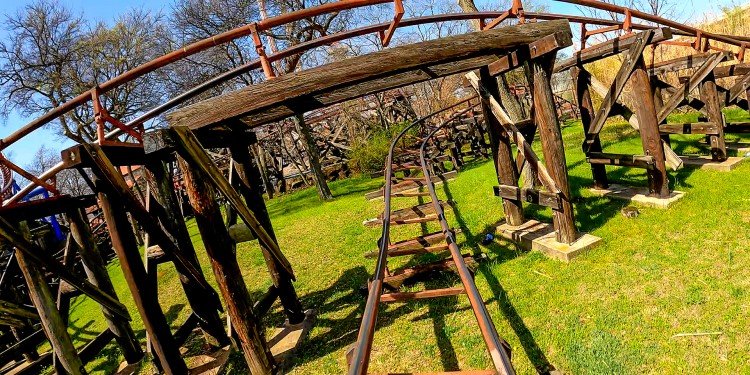Take a Ride on the First Mine Train Coaster!