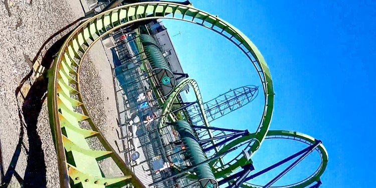 Take a Ride on Green Lantern at Great Adventure!