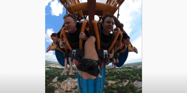 Take a Ride on Falcon's Fury at Busch Gardens!