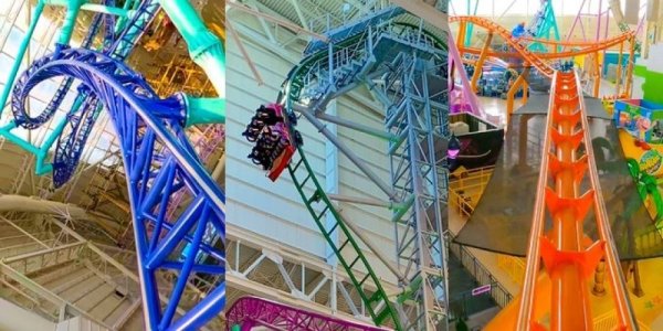 POV of All the Coasters at Nickelodeon Universe!