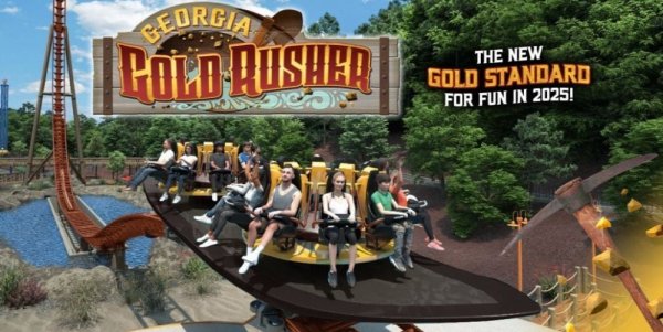 Georgia Gold Rusher Coming to Six Flags Over Georgia!