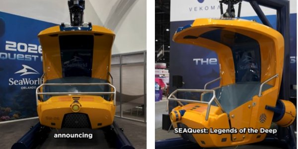 Vekoma Unveils Ride Vehicles for SEAQuest!